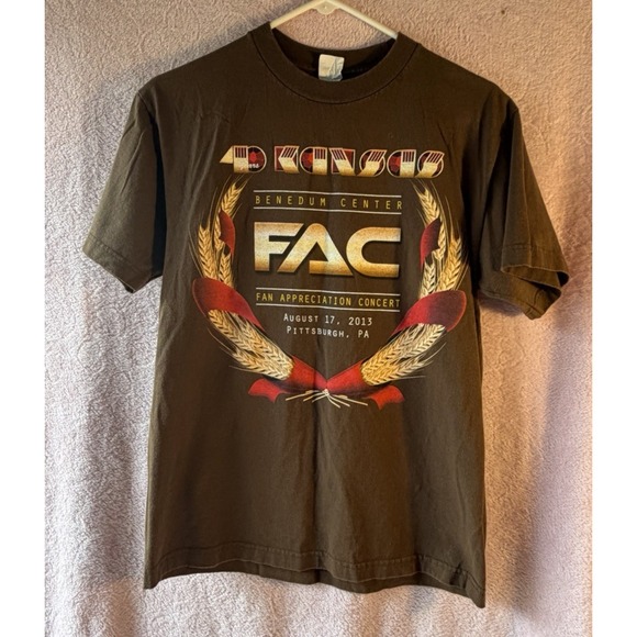Pittsburgh PA Fan Appreciation Concert Tshirt 2013 - Kansas - 40th Anniversary‎
